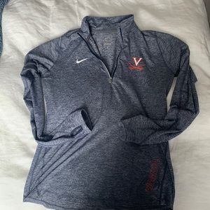 Nike Dri Fit quarter zip University of Virginia